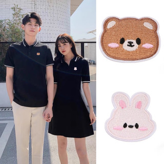 ( Có Bigsize nam 108kg nữ 73kg-đã update vải xịn hơn) Áo váy thun đôi nam nữ “Thỏ Cony và Gấu Nâu” Forever Couple Store