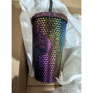 [LY GAI LÙN ]Ly Starbucks Cold Cup 16Oz(473ml) HALLOWEEN BLING BLACK PVD