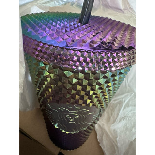 [LY GAI LÙN ]Ly Starbucks Cold Cup 16Oz(473ml) HALLOWEEN BLING BLACK PVD