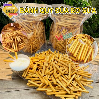 [SALE Đồ Ăn Vặt] 1 Kg Bánh Quy Đũa Bơ Sữa Thơm Ngon Đậm Đà Béo Ngậy Tinh Tế - Đồ Ăn Nhẹ Tiện Lợi