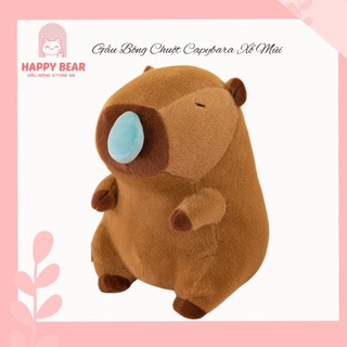 Gấu Bông Capybara Chảy Nước Mũi (mũi có rút được)- Chuột Nhồi Bông Cực Đáng Yêu Chất Lông Mềm Mịn Mẫu Hot 2024 YUNOZA