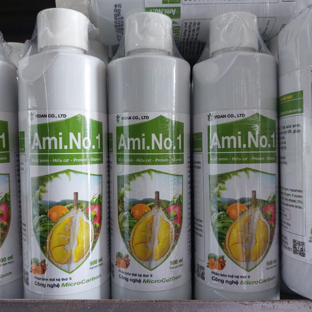 Phân bón lá AMINO VD 500ml dùng 400 lít nước - acid amin, hữu cơ, protein, vitamin