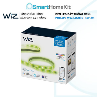 Đèn LED dây Philips WiZ Lightstrip Starter Kit 2m - đèn 16 triệu màu, điều khiển thông minh