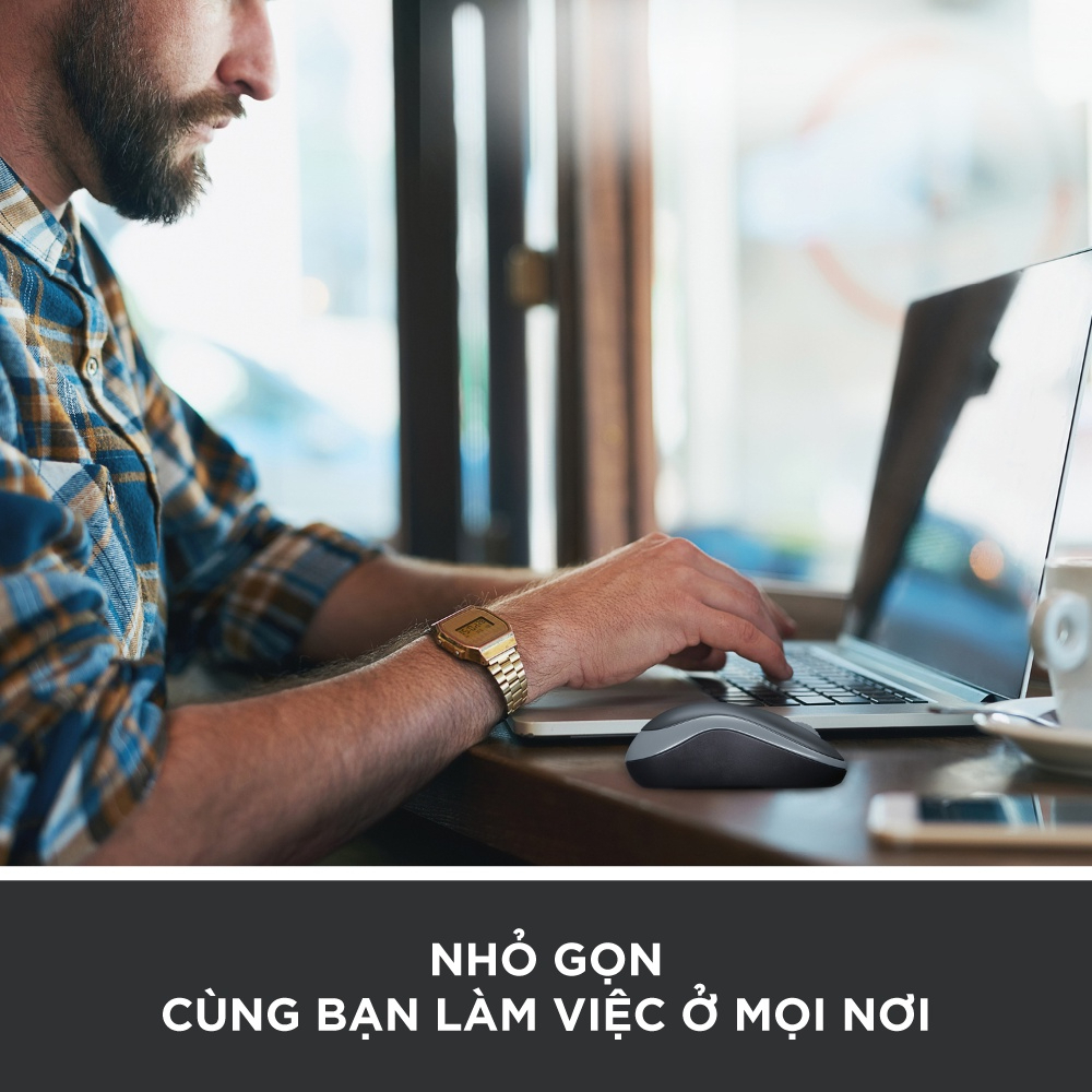Chuột không dây Logitech B175 kết nối đầu thu USB Pin 1 năm Nhỏ gọn Phù hợp PC Laptop Chính hãng Bảo hành 36 tháng | BigBuy360 - bigbuy360.vn