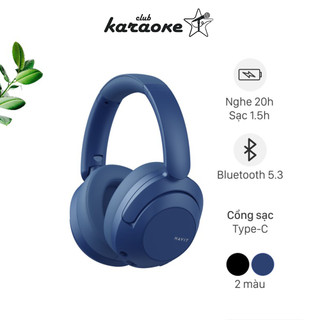 Tai nghe bluetooth chụp tai nghe hay, chất âm tốt 2 màu đen và xanh dương