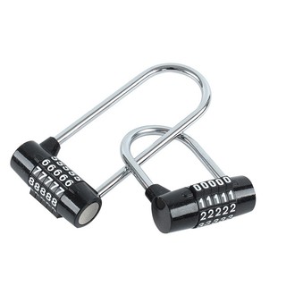 Ổ khóa số, 5 số tiện lợi, mật mã an toàn hình chữ U dùng để khóa xe/ khóa tủ-vali-Ổ khóa cửa chuyên dụng