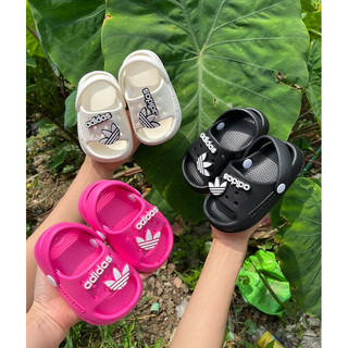 Dép sandal tập đi cho bé trai, bé gái - Dép lê nhựa EVA siêu nhẹ lá có quai nhẹ êm chân thoáng mùa hè đi biển aidas 6868