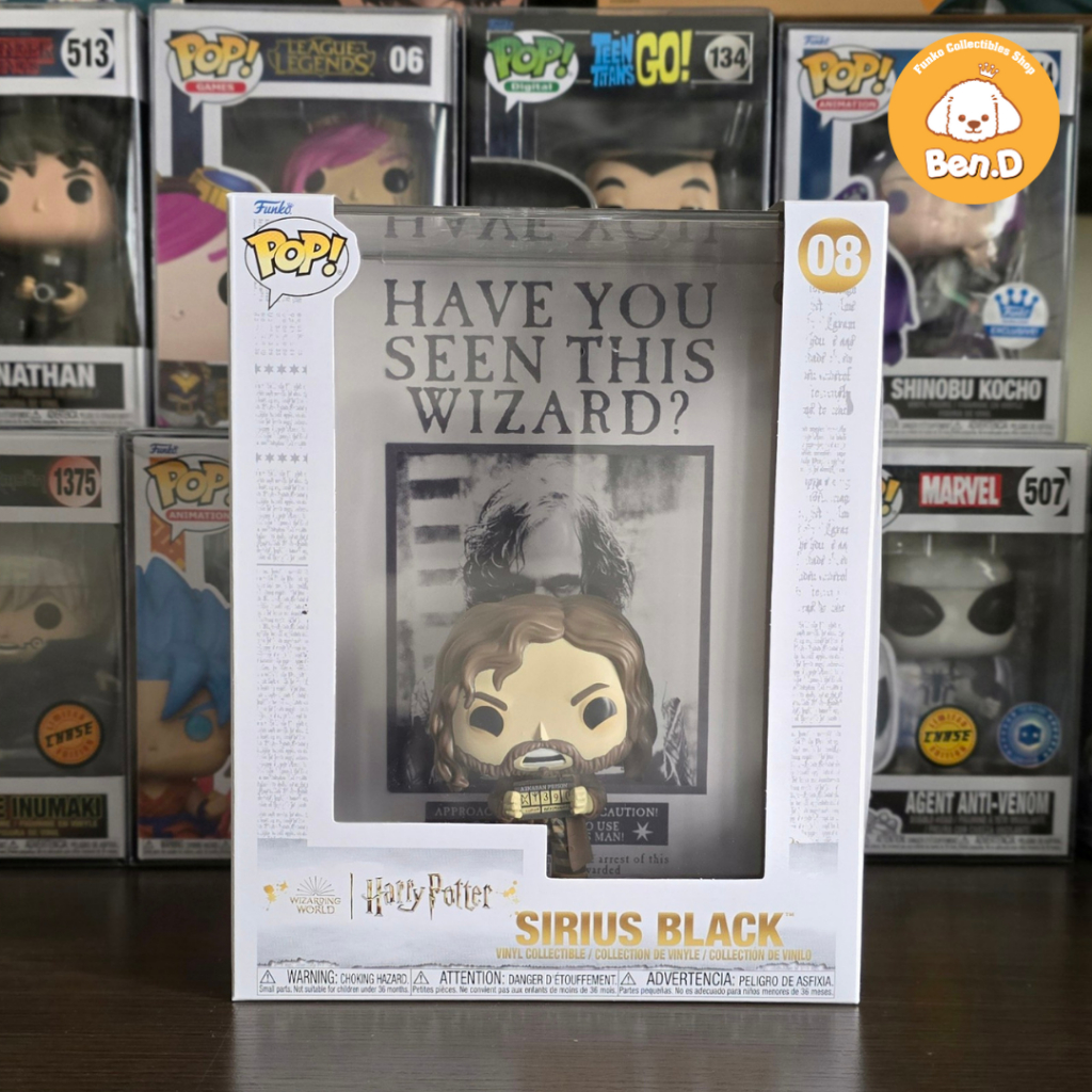 Mô hình Funko POP Arts Cover: Harry Potter Prisoner Of Azkaban - Sirius Black #08