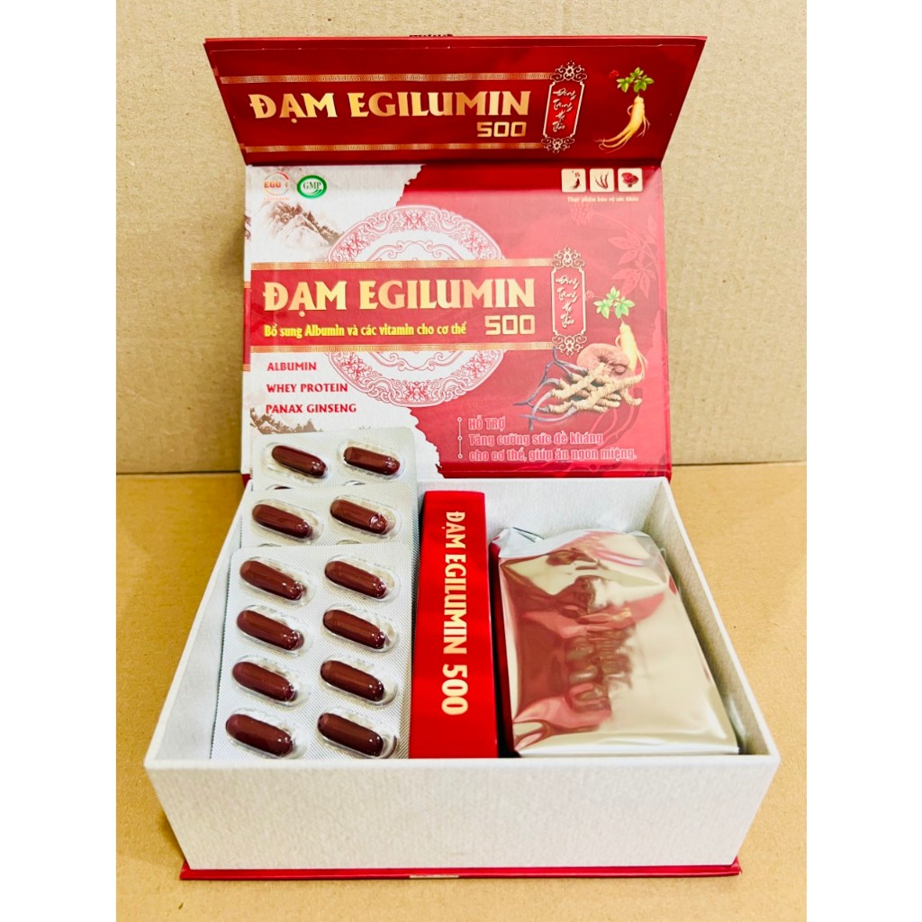 ĐẠM EGILUMIN 500 Bổ sung ALBUMIN và các Vitamin khoáng chất