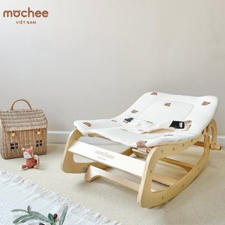 Ghế bập bênh gỗ đa năng Mochee cho bé - 6184