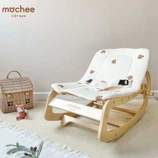 Ghế bập bênh gỗ đa năng Mochee cho bé - 6184