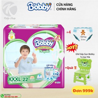 Bỉm tã quần bobby size xxxl 22+4 miếng