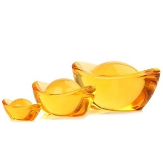 Thỏi vàng Pha Lê Nhiều Size [Chiêu lộc ,Chiêu Tài]2.5cm,3.5cm,5cm