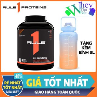 (Tặng Bình Nước 2L) Whey RULE 1 PROTEIN 5 LBS 2.3KG - Sữa tăng cân tăng cơ dành cho người chơi thể thao