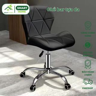 Ghế bar kim cương SmartHomes gb5 - Ghế quầy bar makeup, chụp hình chân xoay