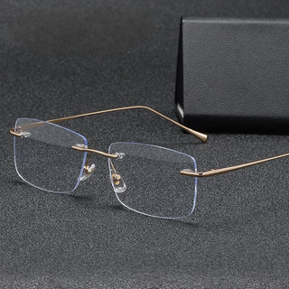 Gọng kính khoan không viền cao cấp A Dong Eyewear
