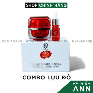 Combo giảm nám lựu đỏ md beauty chính hãng