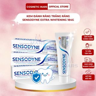 Kem đánh răng sensodyne extra whitening 184g - cosmeticmars