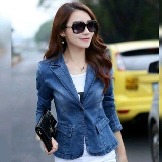 Áo khoác jean nữ vest