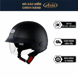 Mũ bảo hiểm nửa đầu asia có kính mt-139 hàng chính hãng bảo hành 12 tháng, nón bảo hiểm 1/2 có kính phù hợp nam nữ