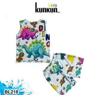 Quần áo trẻ em Kunkun Kid chất thun lạnh co giãn 4 chiều in 3D BL218 size đại từ 10-60kg