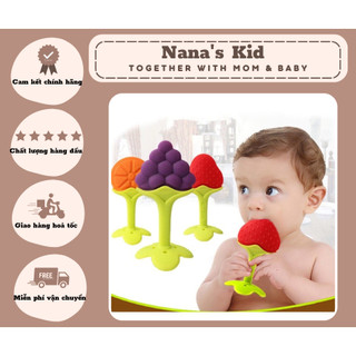 Gặm nướu cắn răng hình hoa quả cho bé Silicone