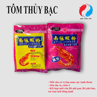 Tôm Thủy Bạc Sapham- dạng bột tôm câu cá rô phi
