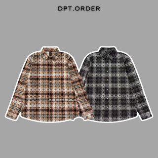   Best quality  Áo Flannel Chrome Heart Hoạ Tiết Cực Chất SS24 