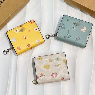 Ví C🅾️Ach - Snap Wallet In Signature Canvas – Shopsakê