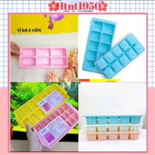 Khay làm đá nhiều kích cỡ màu sắc được làm từ nhựa dẻo hàng Việt Nam chất lượng cao