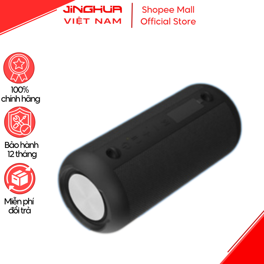 Loa bluetooth JINGHUA BD18 chống nước IPX6, âm thanh chân thực, âm bass mạnh, âm treble trong trẻo, 