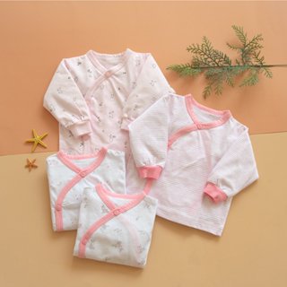  Combo 4 Áo Sơ Sinh Dài Tay Cài Lệch MIOMIO - Cho Bé Trai Bé Gái  Từ 0-3M  Vải Cotton 