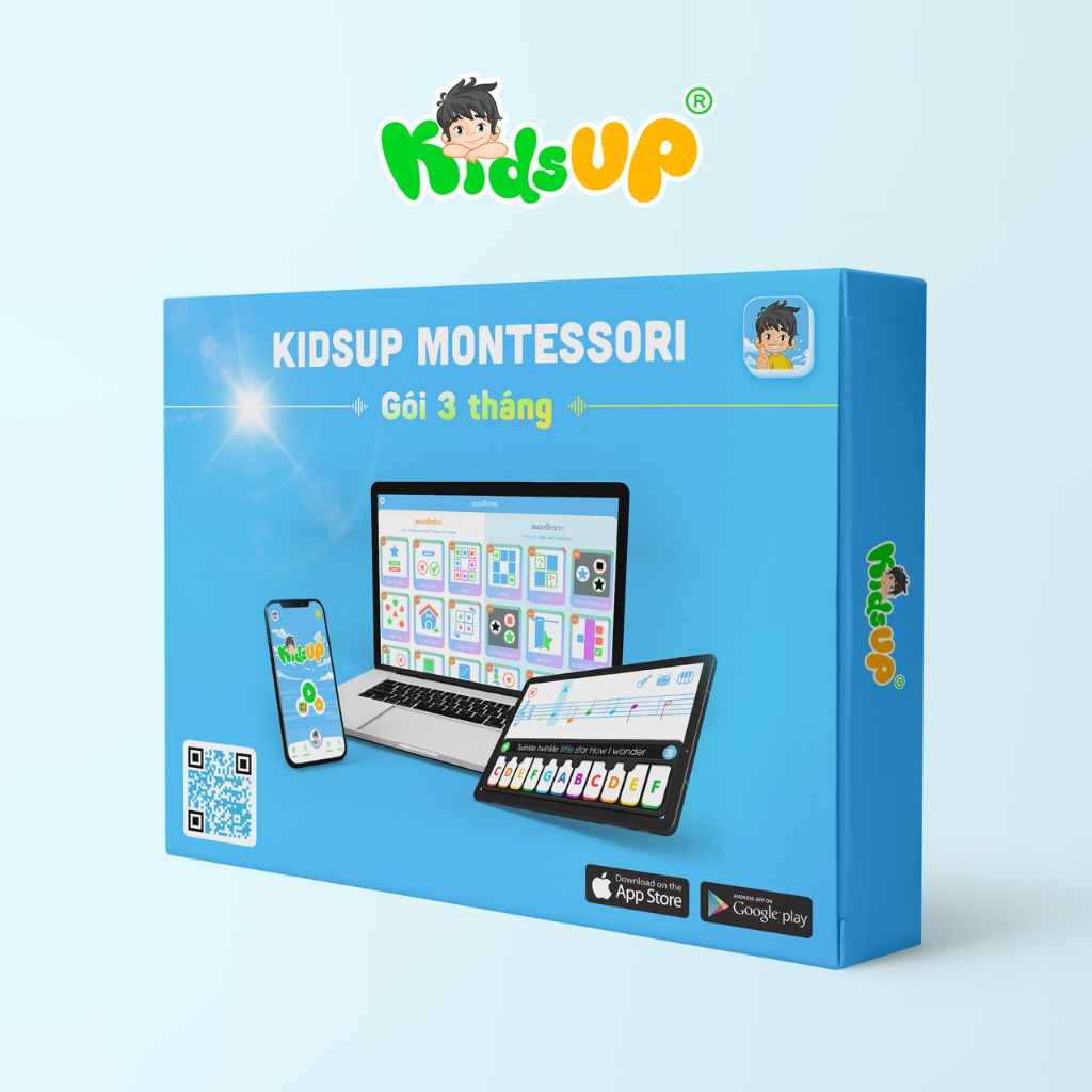 Khóa học Kids Up - KidsUp Montessori Gói 3 tháng - KU3M