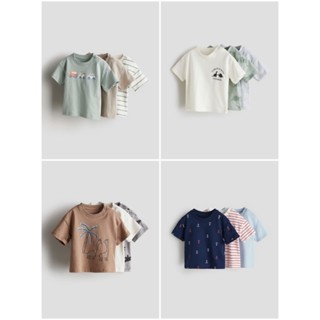 Set 3 áo bé trai HM Auth