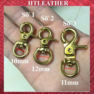 Móc càng cua đồng đúc, phụ kiện làm túi ví (1 đôi)
