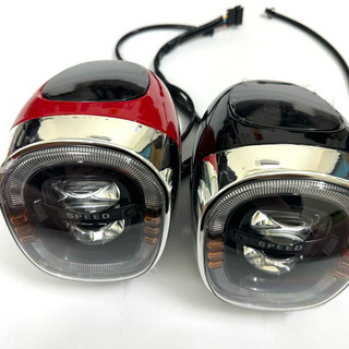 Đầu đèn milan xe đạp điện có khoá báo điện km full led
