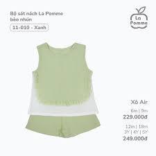 <xả kho>bộ ba lỗ xô lapomme