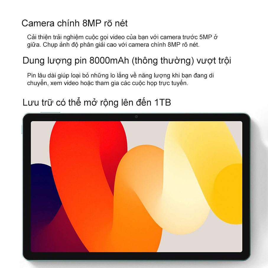Máy Tính Bảng Xiaomi Redmi Pad SE 6GB/8GB+128GB | Màn hình 11 inch 90Hz | Thân máy kim loại | Pin trâu tablet | BigBuy360 - bigbuy360.vn