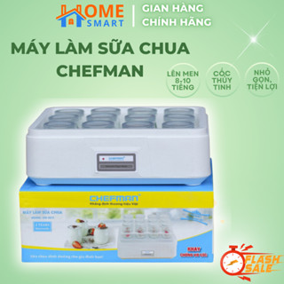 Máy làm sữa chua CHEFMAN CM302T, CM302N, CM311T - Lên men khoảng 8 - 12 tiếng