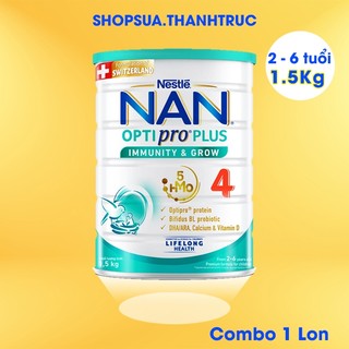 Sữa bột nan optipro plus 4 mẫu mới 1.5kg với 5hmo giúp tiêu hóa tốt