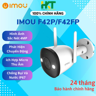 Camera wifi ngoài trời imou f42p 4mp, f52fp 5mp sắc nét có màu đêm - hkt store