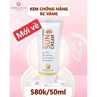 Kem chống nắng rc vàng sun cream 𝐑𝐄𝐂𝐄𝐋𝐓𝐎𝐍𝐄