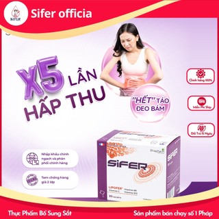  Sắt Sifer - Hỗ trợ bổ sung sắt dễ hấp thụ cho bà bầu (hộp 60 gói)