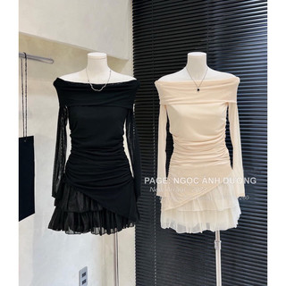 set váy trễ vai