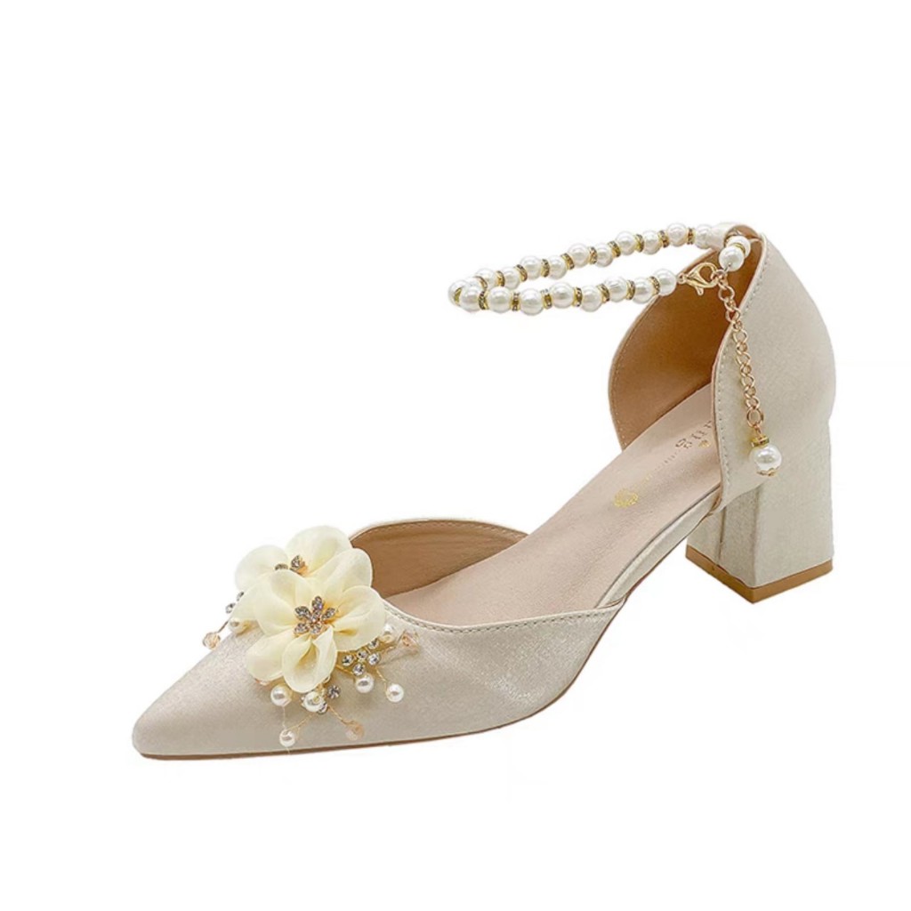 Giày GXC133 cao gót 7cm tươi sáng nổi bật tinh tế thời trang nữ | BigBuy360 - bigbuy360.vn