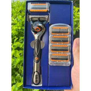 Dao cạo râu 5 lưỡi Gillette Proglide5 Power (1 tay cầm xoay chiều sử dụng pin và 6 đầu cạo 5+1)