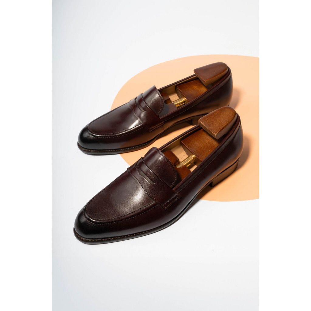 GIÀY DA NAM ADAM STORE LOAFER BURGENDY GAD001M