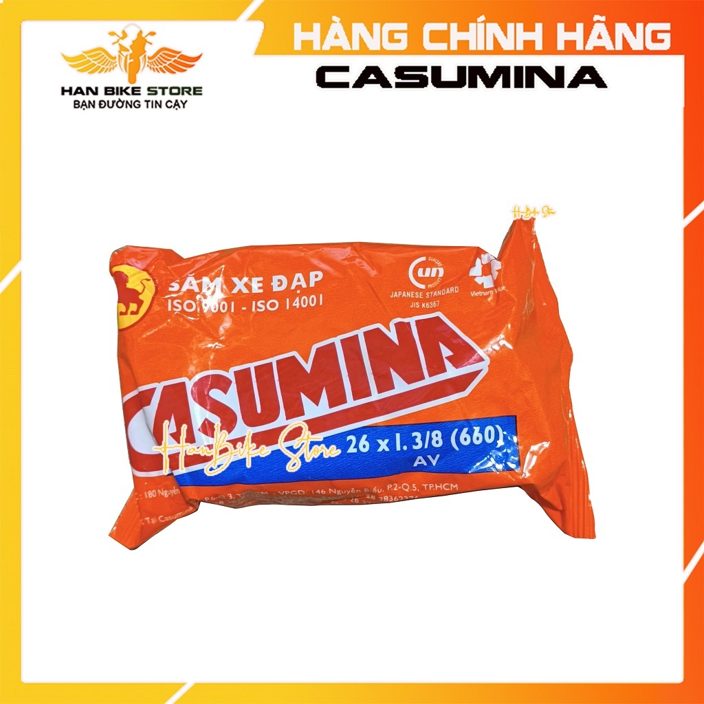 Săm Ruột Xe Đạp Phổ Thông Martin, Asama 660, Săm Xe Đạp 26x1 3/8 (37-590) CASUMINA