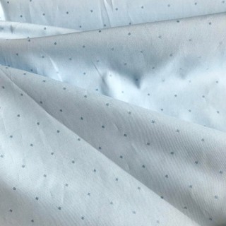 Vải Kate Dệt Chấm Hình Thoi Xanh, Khổ 1m5 Lỗi Bạc Màu - Chất Mềm Mại, Không Giãn - Trẻ Em, Áo Sơ Mi