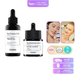  Tinh Chất COSRX The RX Vitamin C 23% Cải Thiện Tông Da  20g  và Hyaluronic 3% Làm Dịu & Cấp Ẩm Da  20ml  